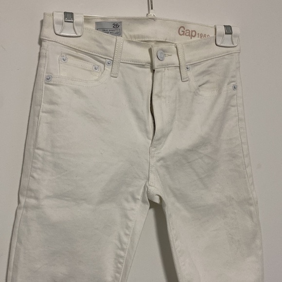 Gap White Skinny Jeans 25 R - Picture 3 of 3